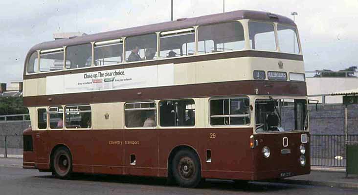 Coventry Daimler Fleetline ECW 29